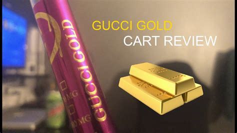 gucci gold vape cartridge|GUCCI GOLD REVIEW (CARTRIDGE) .